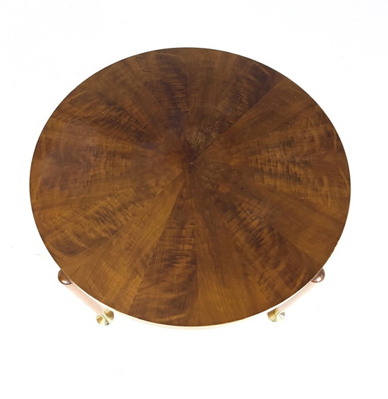 Image 1 of Teak & Brass Coffee Table '60