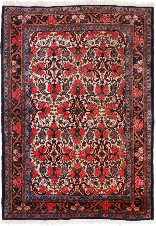 Original hand-knotted Persian carpet Bidjar very fine old 158 x 108 cm top condition