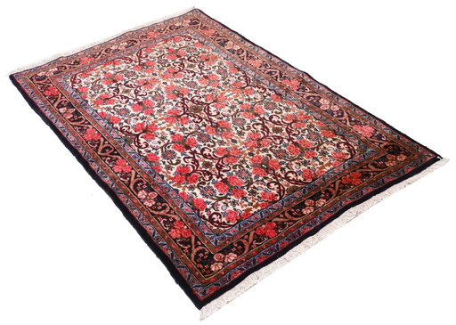 Original hand-knotted Persian carpet Bidjar very fine old 158 x 108 cm top condition