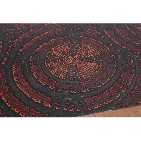 Image 1 of Vintage teak and enamel coffee table, 1970