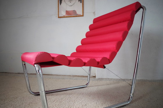 Image 1 of Fauteuil design chromé