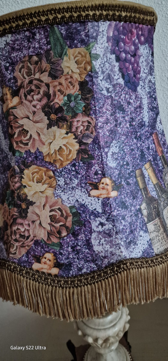 Image 1 of Lampe de table vintage en marbre