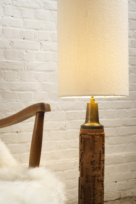 Image 1 of Wallpaper printing roll floor lamp