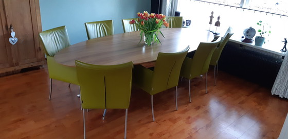 Image 1 of Set da pranzo Bert Plantagie con 8 sedie e un tavolo Artifort