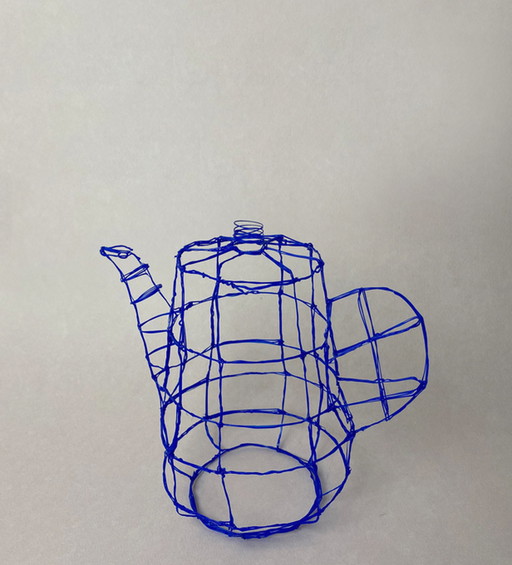 3D draw teapot - Blue