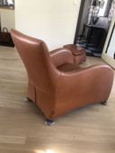 Gerard van den Berg Fauteuil Loge +hocker