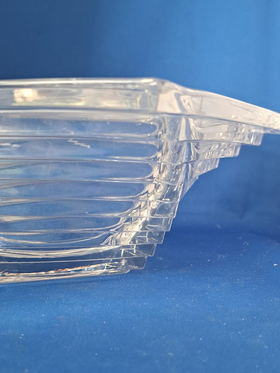 Image 1 of J.G. Durand Twisted Steps crystal bowl