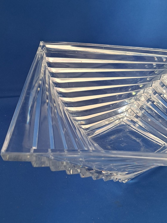 Image 1 of J.G. Durand Twisted Steps crystal bowl