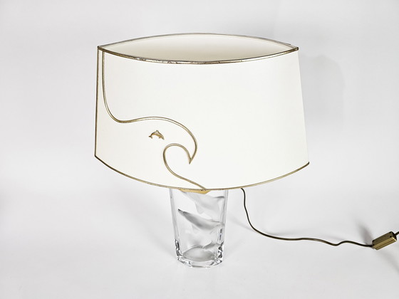 Image 1 of Nachtmann Leuchten design - Hollywood Regency style - crystal - table lamp - West Germany - 1975-2000