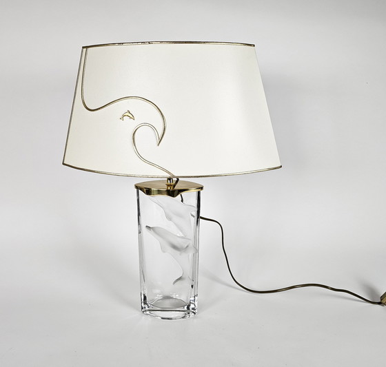 Image 1 of Nachtmann Leuchten design - style Hollywood Regency - cristal - lampe de table - Allemagne de l'Ouest - 1975-2000