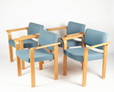 Magnus Olesen "Chaise de conférence" design vintage postmoderne 1970