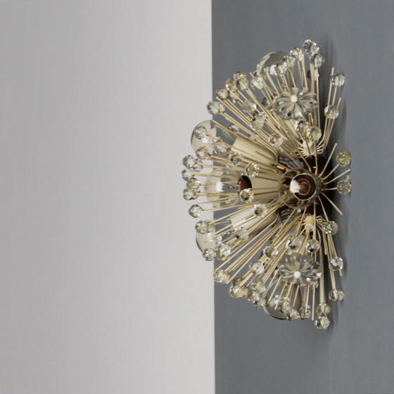 Image 1 of Stejnar Flush Mount ‘Dandelion’ Chandelier for Rupert Nikoll