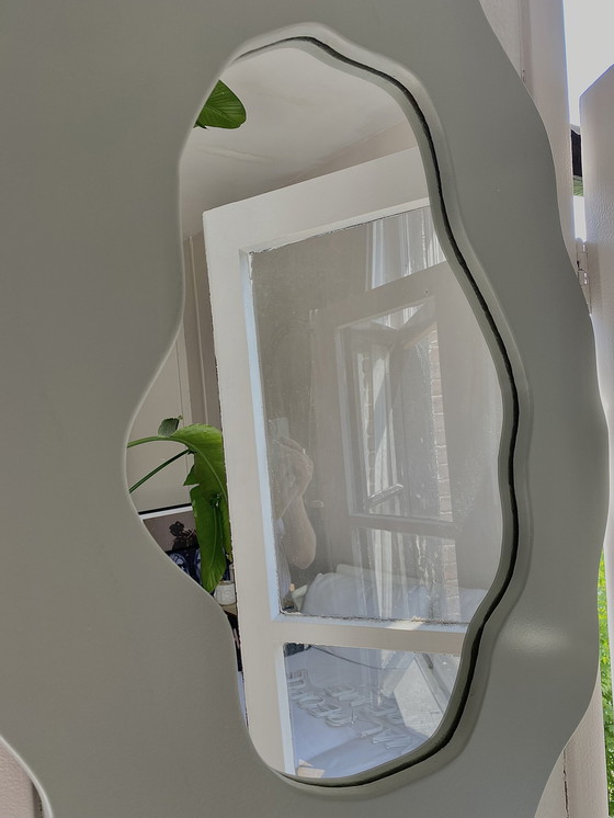 Image 1 of Le Pearl grey/green wall mirror