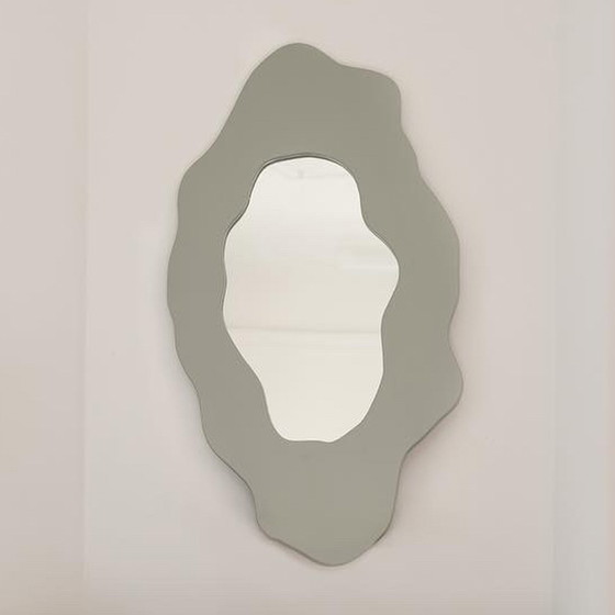 Image 1 of Le Pearl grey/green wall mirror