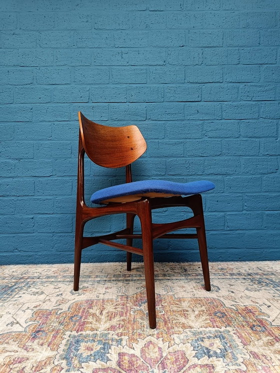 Image 1 of 4x Vintage Van Teeffelen Hamar Chairs