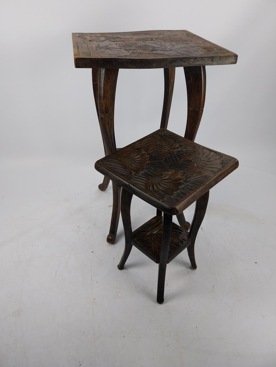 Image 1 of Set of liberty London Japanse tables 1930s