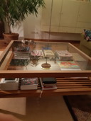 Table basse en merisier
