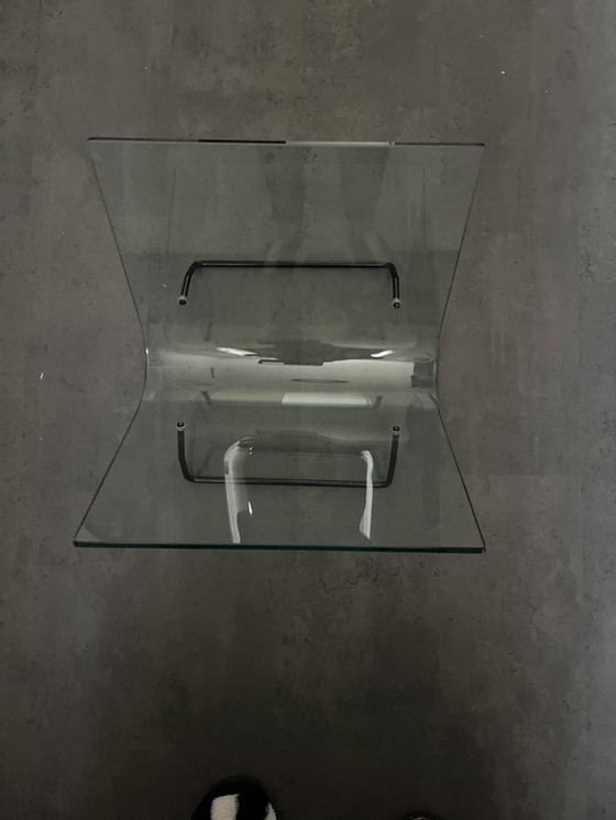 Image 1 of Fiam Italia Glass Magazine Rack