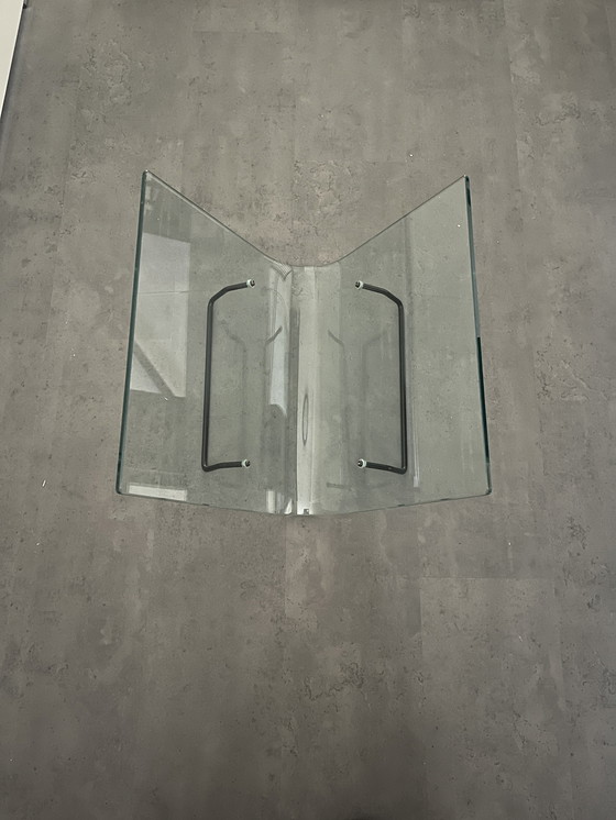 Image 1 of Fiam Italia Glass Magazine Rack