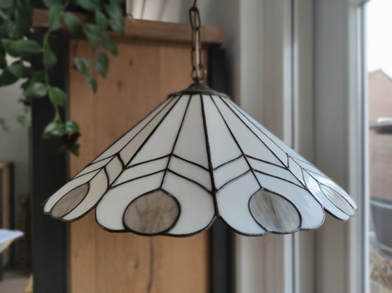 Image 1 of Tiffany style hanging lamp from the 60s/70s