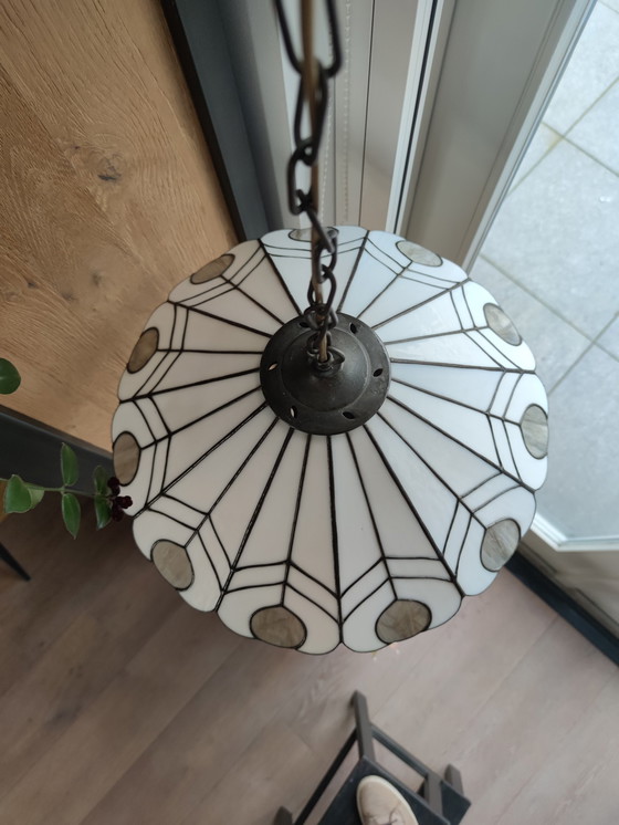 Image 1 of Tiffany style hanging lamp from the 60s/70s