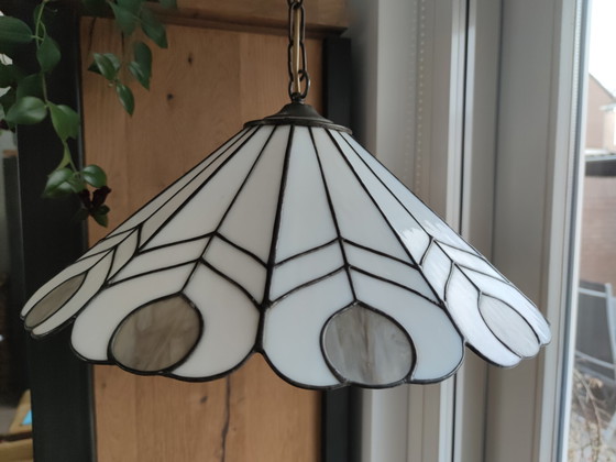 Image 1 of Tiffany style hanging lamp from the 60s/70s