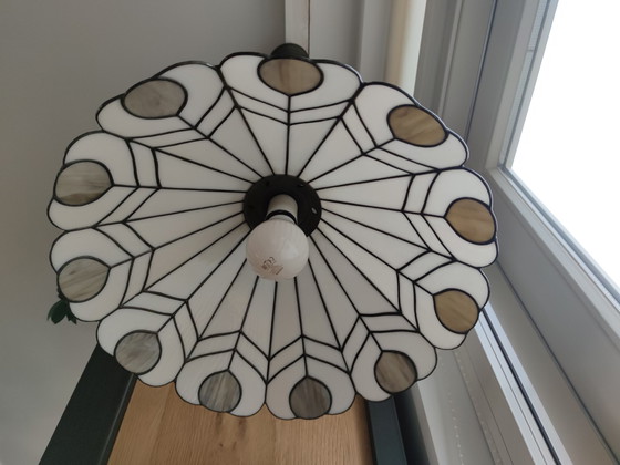 Image 1 of Tiffany style hanging lamp from the 60s/70s