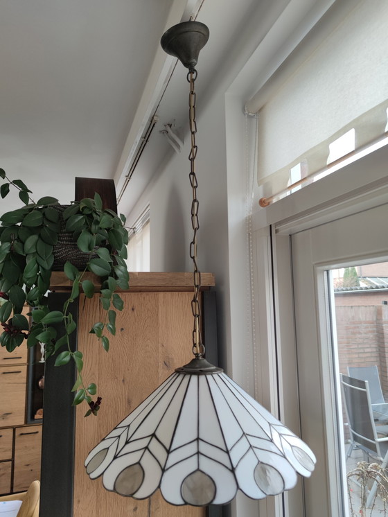 Image 1 of Tiffany style hanging lamp from the 60s/70s