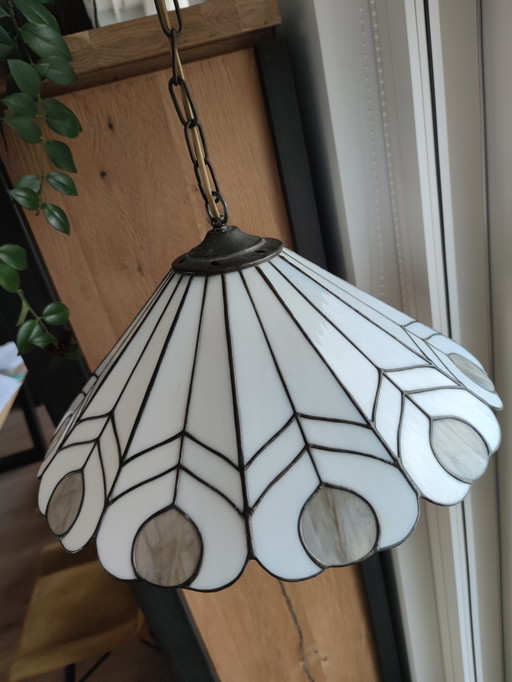 Tiffany style hanging lamp from the 60s/70s