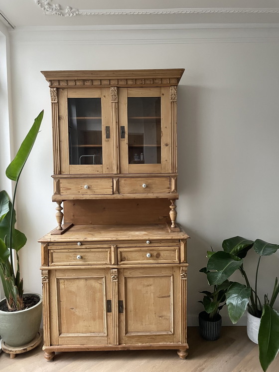 Image 1 of Antique French Buffet Cabinet