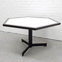 Vintage Hexagon Dining Table