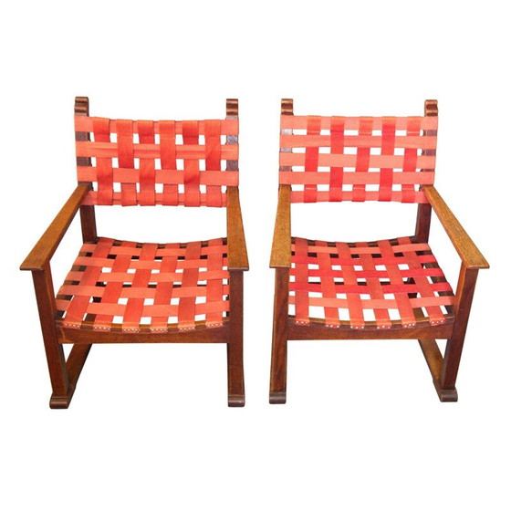 Image 1 of Par de sillones antiguos de Adolf Loos y Heinrich Kulka, Viena, 1930