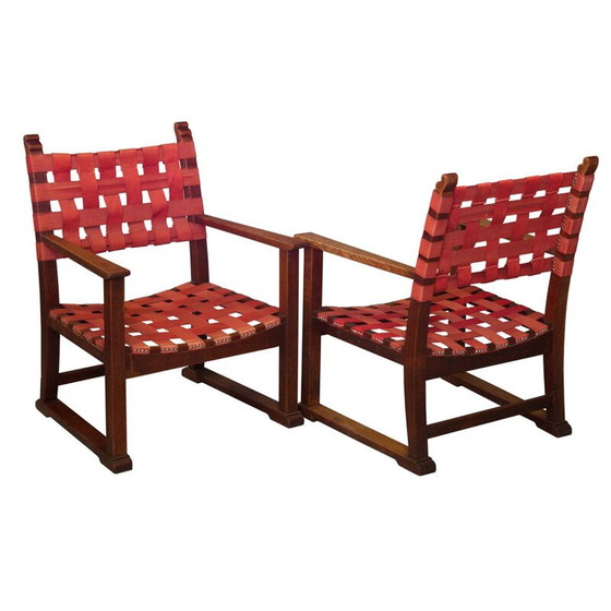 Image 1 of Par de sillones antiguos de Adolf Loos y Heinrich Kulka, Viena, 1930