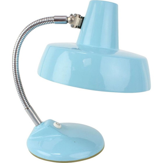 Image 1 of Vintage lacquered metal lamp, Hungary 1960