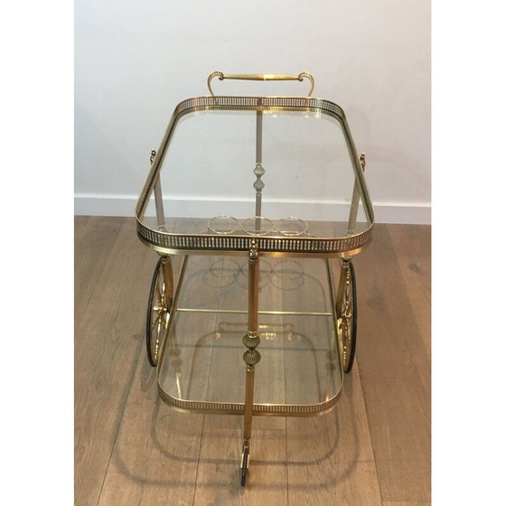 Image 1 of Tavolo girevole vintage neoclassico francese anni '40