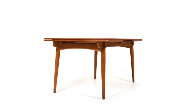 Image 1 of Teak & Oak AT-312 Dining Table by Hans J. Wegner for Andreas Tuck, 1950s