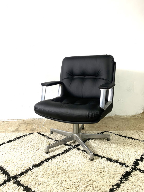 Image 1 of Italian Design Office Leatherette Armchair By Vaghi