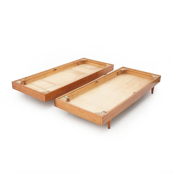 Image 1 of Letto singolo in legno, anni '50,