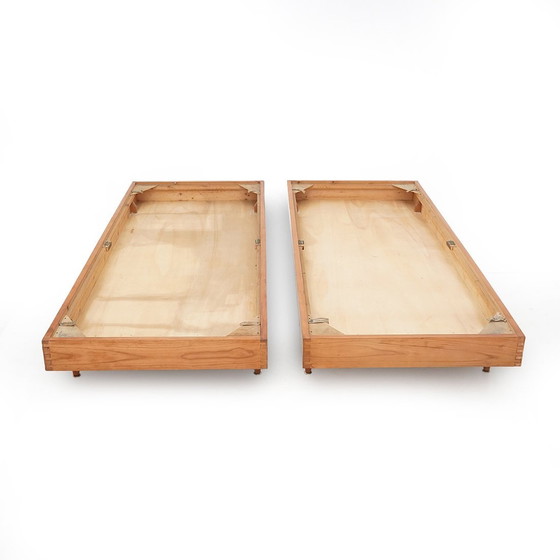 Image 1 of Letto singolo in legno, anni '50,