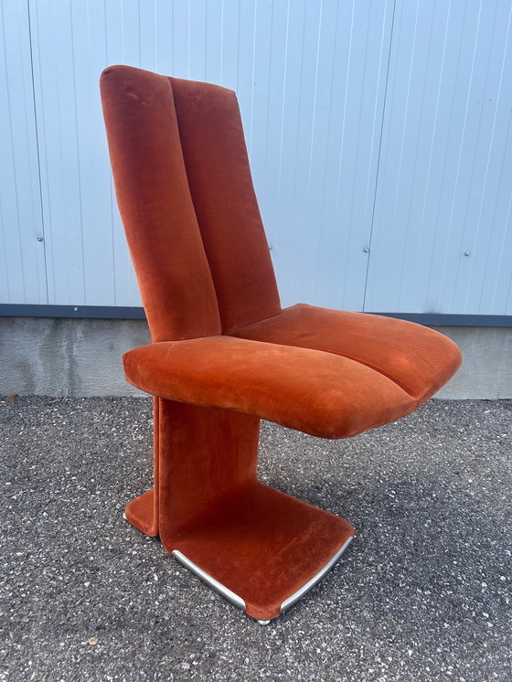 Image 1 of Pair Of Italian Chairs 1970