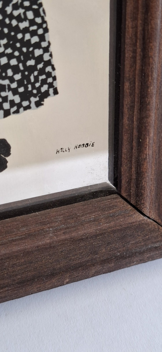 Image 1 of Small vintage mirror with wooden frame