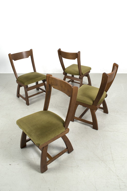 4x vintage chairs