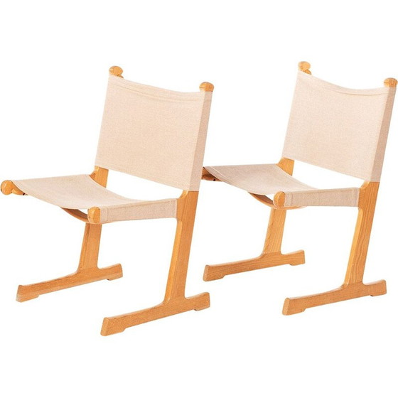 Image 1 of Set di 2 sedie vintage di Ditte &amp; Adrian Heath per France &amp; Son, anni '60