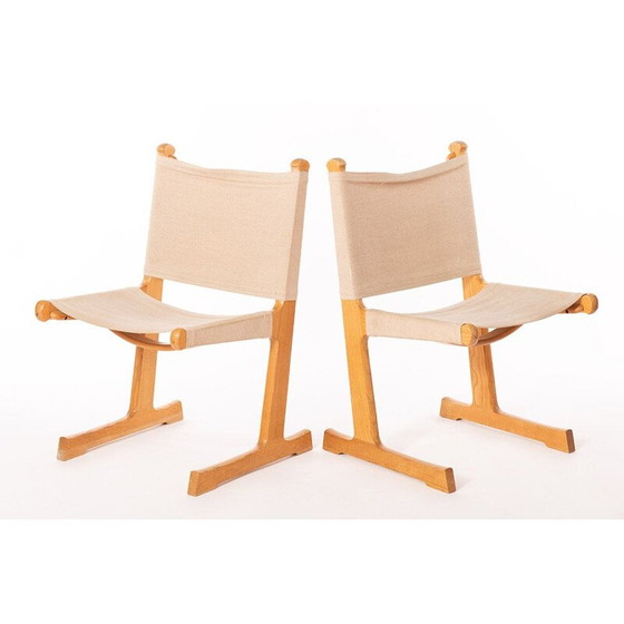 Image 1 of Set di 2 sedie vintage di Ditte &amp; Adrian Heath per France &amp; Son, anni '60