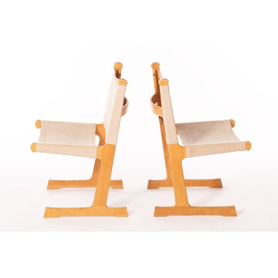 Image 1 of Set di 2 sedie vintage di Ditte &amp; Adrian Heath per France &amp; Son, anni '60