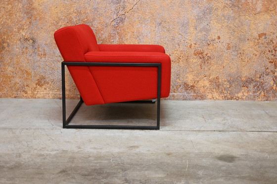 Image 1 of Red Fabric Leolux Adartne Design Armchair