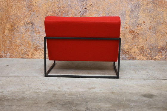 Image 1 of Red Fabric Leolux Adartne Design Armchair