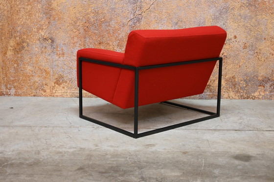 Image 1 of Red Fabric Leolux Adartne Design Armchair