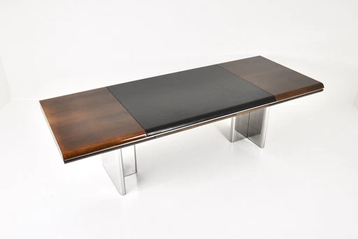 Large Italian Desk by Hans von Klier for Skipper, 1970s