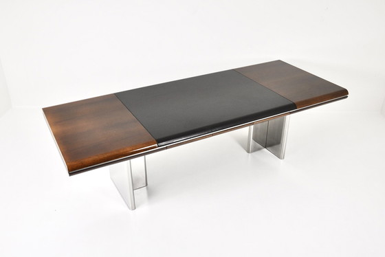 Image 1 of Large Italian Desk by Hans von Klier for Skipper, 1970s